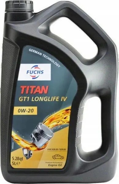 Fuchs Titan GT1 LL IV 0W-20 5 l od 45,2 € - Heureka.sk