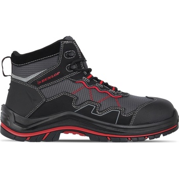 Image 1 of Dunlop Мъжки обувки Dunlop Virginia Steel Toe Cap Boots Mens - Black/Red