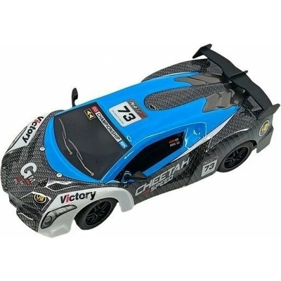 Mamido RC Racing Mania 1:18 se světelnými efekty modré RTR