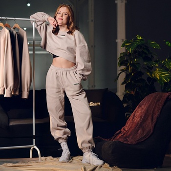 GymBeam Дамски анцуг Aura Grey XL