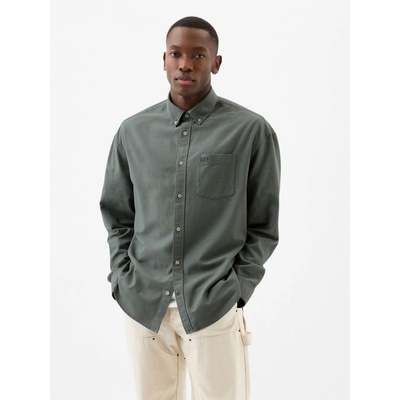 Gap pánska košeľa Oxford khaki