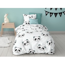 Mistral Home povlečení flanel Panda 140x200 70x90