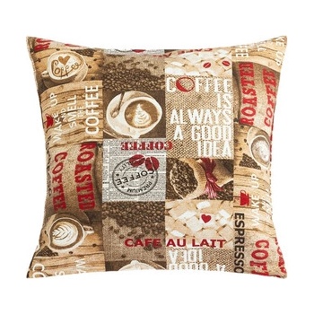 Bellatex EMA Káva hnedá červená 45 x 45 cm