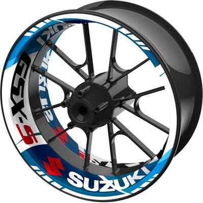 M-Style jednodílné polepy na kola SUZUKI GSX-S