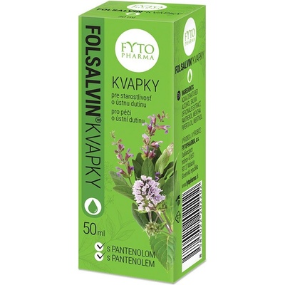 Fytopharma Folsalvin kvapky pre starostlivosť o ústnu dutinu 50 ml