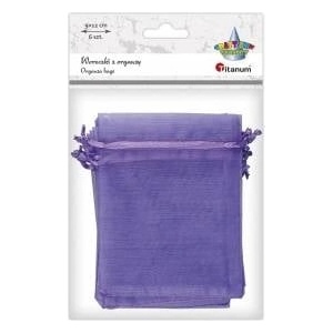 TITANUM Organza Craft-Fun Series Woreczki z organzy wrzosowe Titanum (25BJ033127-7)
