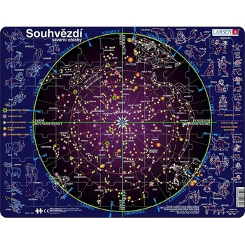 Larsen Mapa hvězdné oblohy 70 dielov