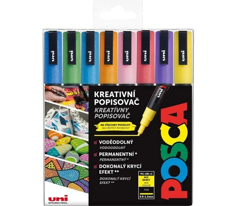Posca PC-3M 8 ks