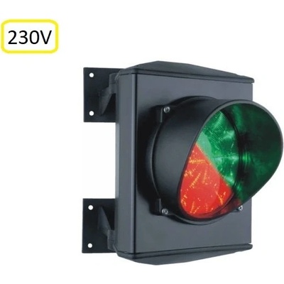 ASF semafor jednokomorový, LED, hliník, 230V