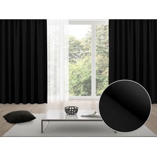 Biante Zatemňovací závěs Blackout BKU-116 Černý - šířka 270 cm 270x150 cm