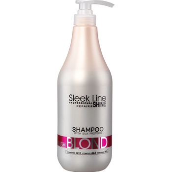 Sleek Line Blush Blond Stapiz regenerace a hydratace Šampon 1000 ml
