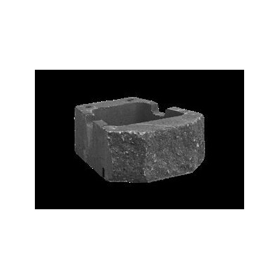 GEOSTONE miniSHELF štípaný Černá