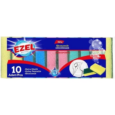 Ezel Špongia na riad Mix farieb 10 ks