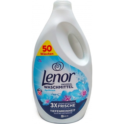 Lenor Universal AprilFrisch gel na praní bílého prádla 50 PD 2,5 l