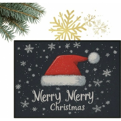 Textilomanie Santa Step černá 60x90 cm