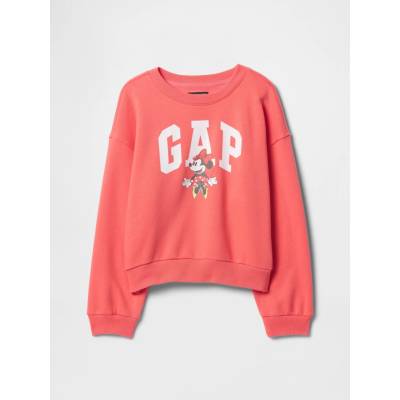 GAP detská oversize mikina Gap & Disney ružová