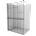 Mexen Kioto+ душ стена с рафт Walk-in 100 x 200 см, черен модел, черен - 800-100-121-70-78 (800-100-121-70-78)