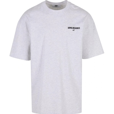 DEF pánské triko DFTS258 GREY MELANGE
