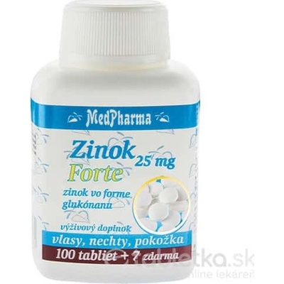 MedPharma Zinok 25 mg Forte 107 tabliet