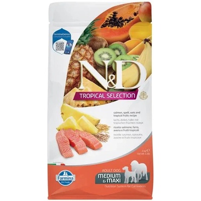 N&D TROPICAL SELECTION AG adult medium & maxi losos 2 kg