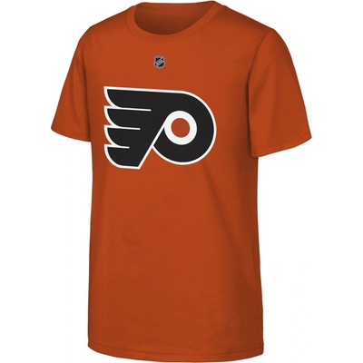 Outerstuff Travis Konecny #11 Philadelphia Flyers NHL Flat Name & Number Short Sleeve Cotton