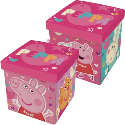 Arditex Taburet PEPPA PIG růžový 30×30×30 cm