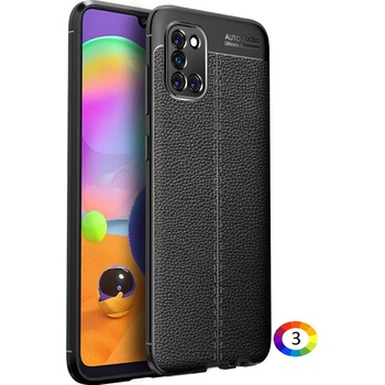 Image 1 of Samsung Galaxy A31 Удароустойчив Litchi Skin Калъф и Протектор