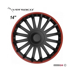  Тасове за джанти 14'' Versaco Crystal RO Black
