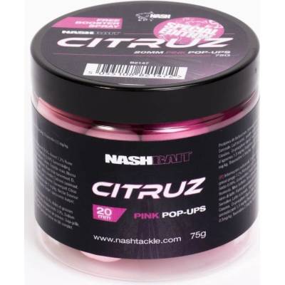 Kevin Nash Boilies Citruz Pop Ups Pink + 3ml Booster Spray 75g 20mm