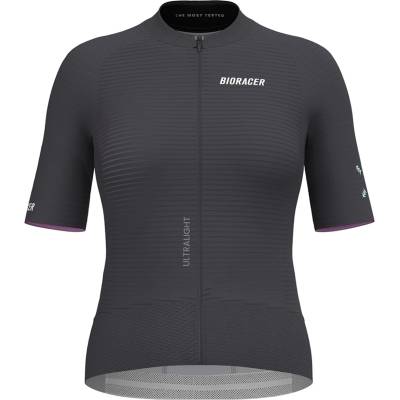 Bioracer Дамска фланелка с къс ръкав за колоездене Bioracer Women's Epic Ultralight Jersey Cycling jersey - Dusty Charcoal (156-3079-0112)