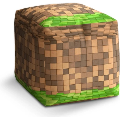 Sablio Taburet Cube Blocks 3D - 50x50x50 cm