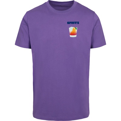 Mister Tee Тениска Vintage Spritz Tee ultraviolet XXLUB-MT2402-01459 - Черен, размер M