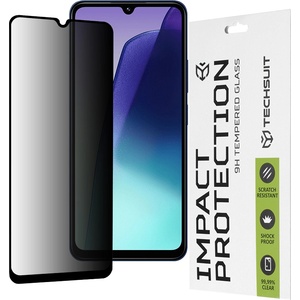 Techsuit Протектор за Xiaomi Redmi 14C / Poco C75 - 111D Privacy Full Glue - Черен