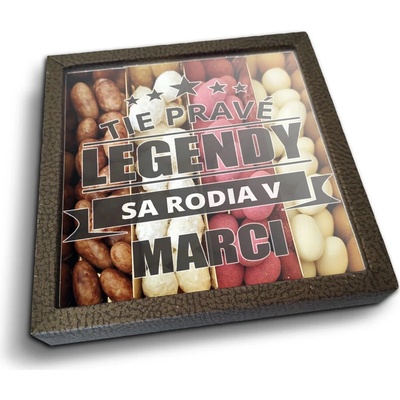 Sablio Mandle v čokoláde Tie pravé legendy sa rodia v marci 4 x 80 g