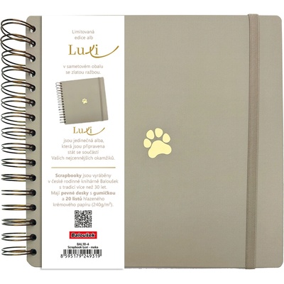 Scrapbook Luxi - 210x210 - lamino - moka