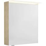 SAPHO Linex - Огледален шкаф с LED осветление 60x70x15 см, П/Л, явор „Бардини LX060-0013 (LX060-0013)