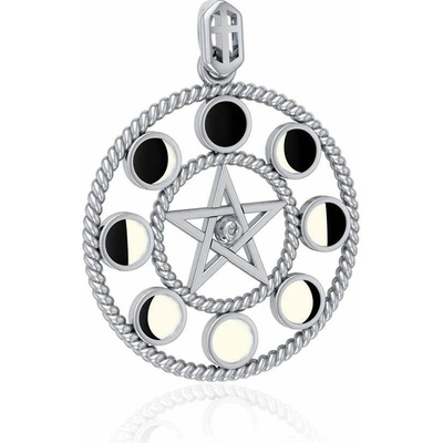 Fantasy Šperky MĚSÍČNÍ FÁZE stříbrný talisman MJW49