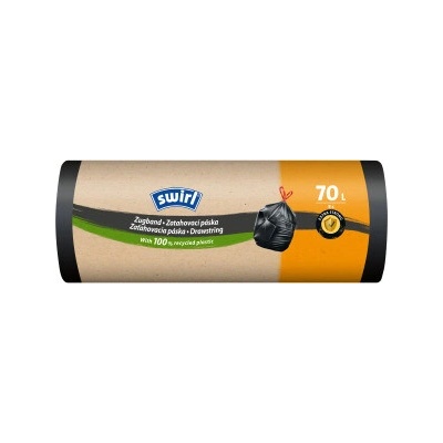 Swirl extra silné zaťahovacie vrecia na odpad 70 l 36µm 8 ks