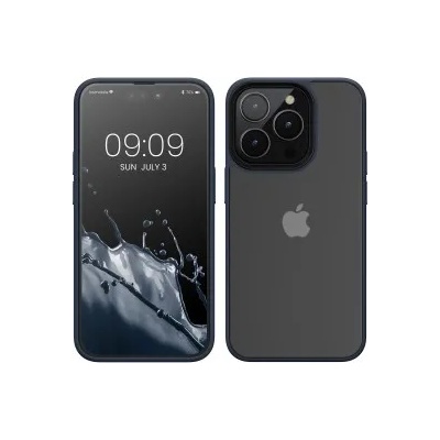 kwmobile Твърд калъф за Apple iPhone 14 Pro - син