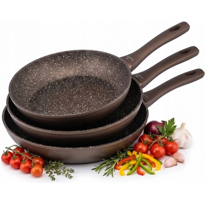 Valdinox Sada pánví Aurum – indukce, plyn, nepřilnavý povrch 20/24/28 cm