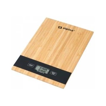 Alpina - Digital Bamboo Kitchen Scale 5kg