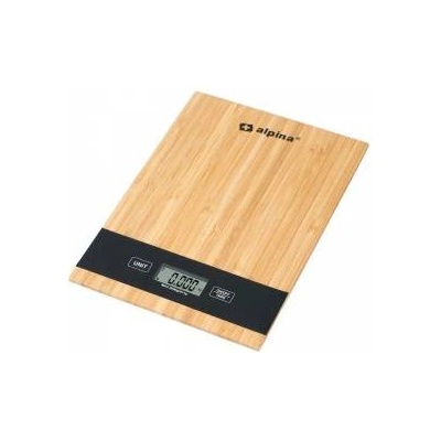 Alpina - Digital Bamboo Kitchen Scale 5kg