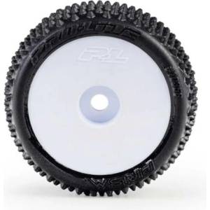 Pro-Line колело 1: 28 килимно Prism, диск бял, Hex 7mm (4): Losi Micro-T