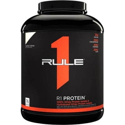 Rule 1 R1 Protein | 100% Whey Isolate & Whey Hydrolysate [ 2196-2280 грама] Ванилия