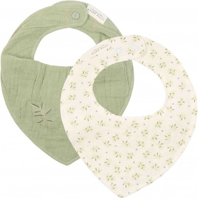 Little Dutch Bryndáček bandana Forest Treasures & Denim Blue 2 ks