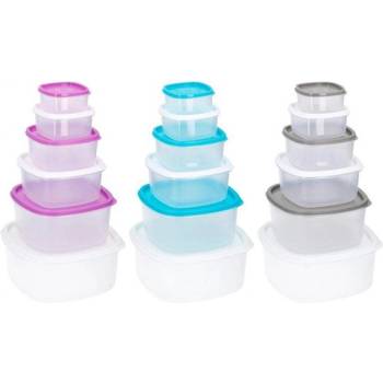 Image 1 of КУТИЯ ЗА ХРАНА ЦВЕТЕН КАПАК К-КТ 5бр