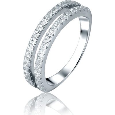 JVD Dámský stříbrný prsten se zirkony SVLR1068XH2