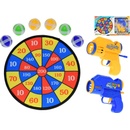 Mikro trading Terč na suchý zip s pistolemi a míčky