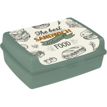 Keeeper Box na desiatu Sandwich - midi 1 l, zelený
