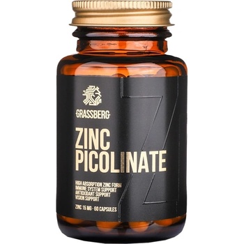 Image 1 of Grassberg Zinc Picolinate 15 mg - High Absorption [60 капсули]